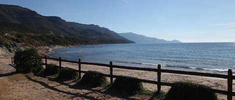 Vista para a praia ou o mar