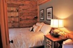 3rd Bedroom off kitchen on 2nd floor, with queen bed, TV, closet, etc.