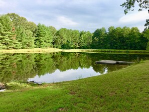 Stocked private lake