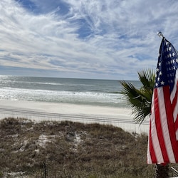 view from master bedroom deck