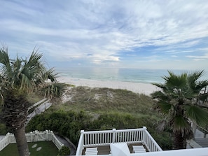 view from master bedroom deck