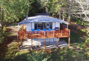 Relax on your deck, after a day of beach combing, hiking or kayaking.