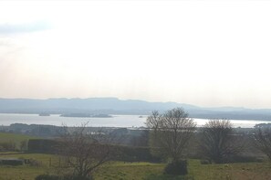 Views over Loch Leven from upstairs balcony