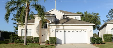 Front view of the home