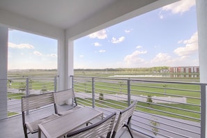 Private Balcony Off Main Area - On Some Occasions, You May See the Walt Disney World Fireworks at Night!