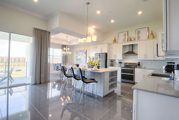 Breakfast Bar Seating for Three (3)
