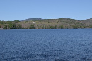 Mountain views over the lake