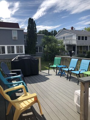 Deck Chairs and Grill