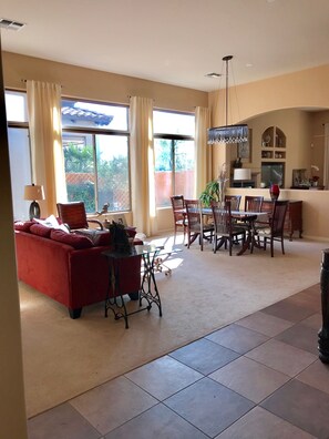 Formal Living Room and dining room