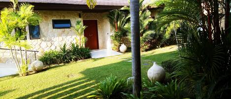 View to Guest House from Mansion
