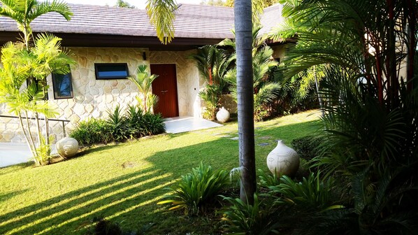 View to Guest House from Mansion
