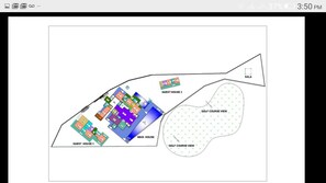 Guest House is located south of Mansion on Lotus Estate
