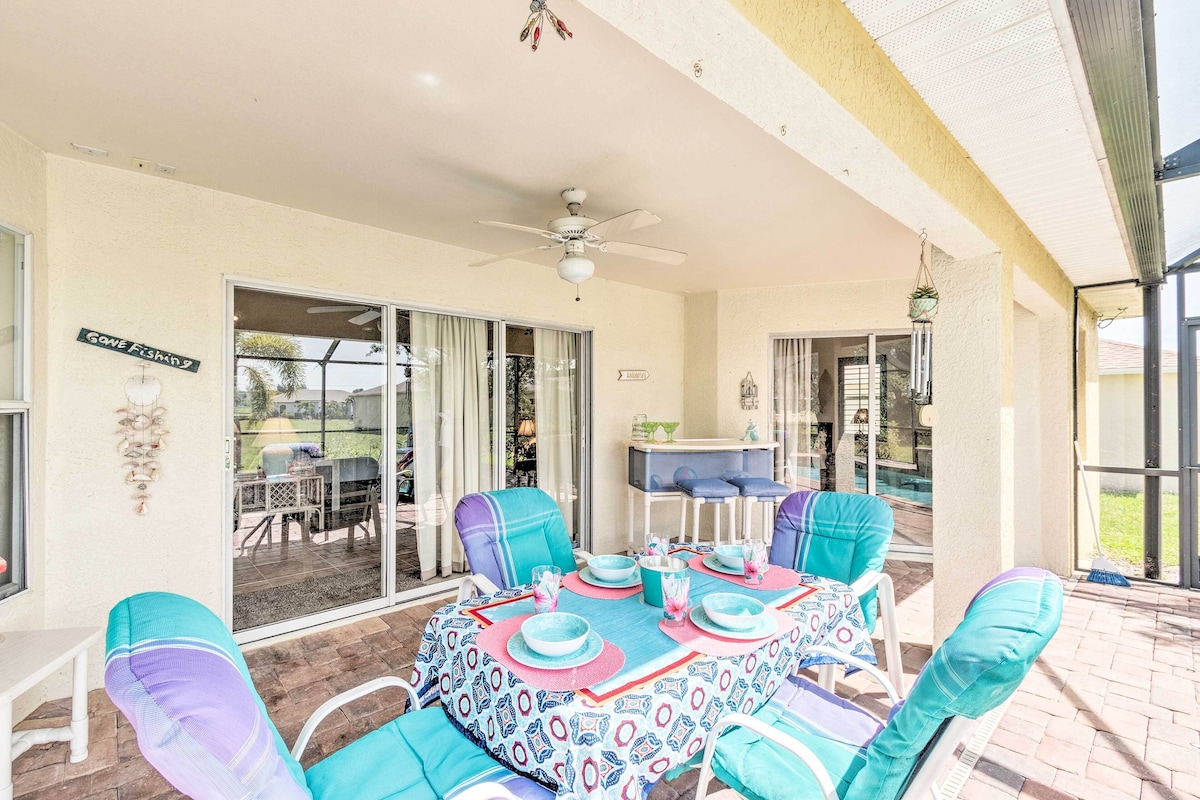 Ideally Located Cape Coral Abode with Heated Pool!