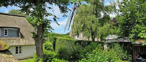 Blick auf die alte Windmühle