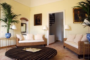 Living room. Paintings are not necessarily the same shown in the picture