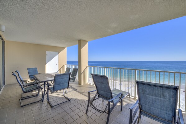Private Balcony overlooking the Gulf of Mexico
