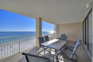 Private Balcony overlooking the Gulf of Mexico