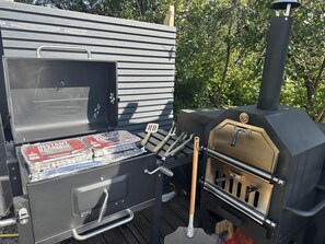 bbq and pizza oven additional fee