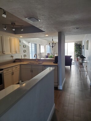 View of hallway and kitchen