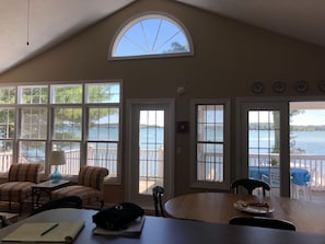 View of Diamond lake from Kitchen 