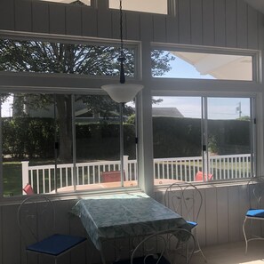 VIEW OF YARD FROM PORCH