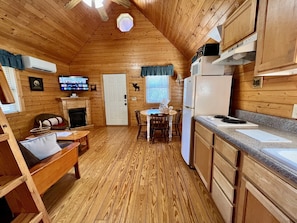 Kitchen Open To Living Room