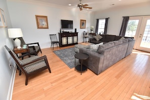 Comfortable Living Area with Lots of Natural Lighting