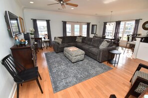 Comfortable Living Area with Lots of Natural Lighting