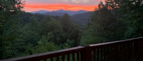 Tree house cottage sunset views 