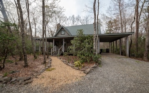 Beautifully nestled in laurel thickets bordering on the national forest!
