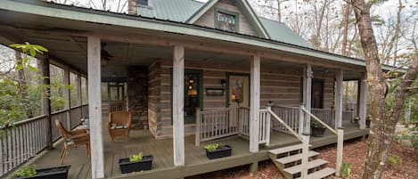 This beautiful cabin was designed and built by its original owner.