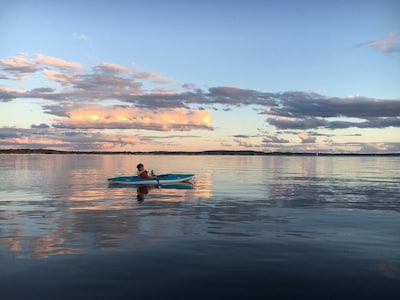 Home of 1000island-Directly on St Lawrence River,private beach free boat docking