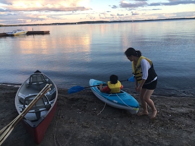 Home of 1000island-Directly on St Lawrence River,private beach free boat docking