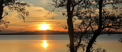 Beautiful Lake Champlain sunset 