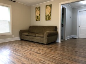 Living room with sleeper sofa