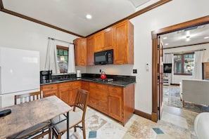 Fully stocked + equipped kitchen!