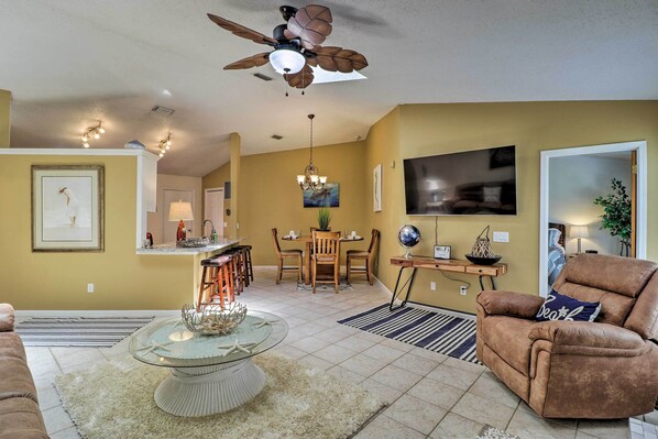 Fernandina Beach Vacation Rental | 3BR | 2BA | 1,450 Sq Ft | 1 Step to Enter