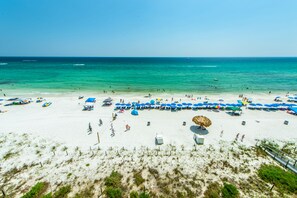 Beautiful white beaches right out your window