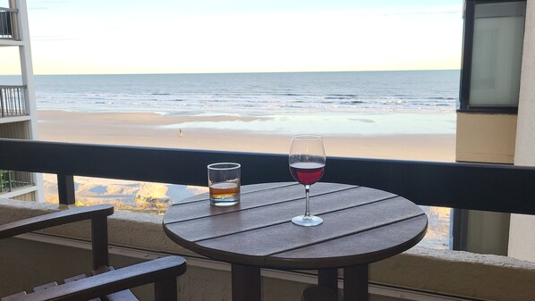 Relax on the balcony 