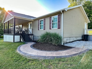 Front sidewalk