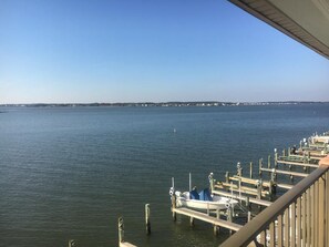 Daytime view from our balcony 