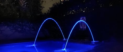 Pool with updated water feature