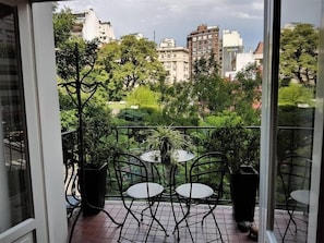 Beautiful apartment with french balcony.