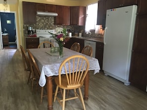 Spacious kitchen - most amenities including high chair.