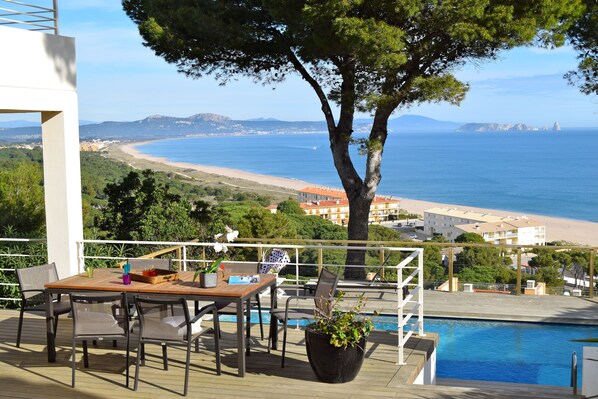 Living and kitchen terrace - SA PUNTA COSTA BRAVA