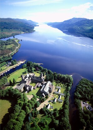 Ariel view of The Highland Club.