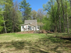 Imagine yourself here in the large backyard relaxing with family and friends....