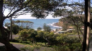 Vue sur la plage ou l’océan