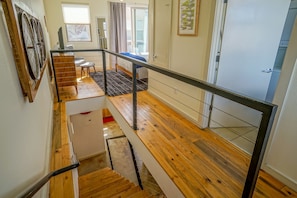 Staircase to master suite