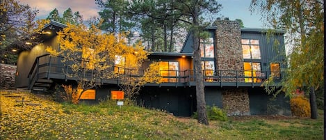 View towards the back of the home in Fall